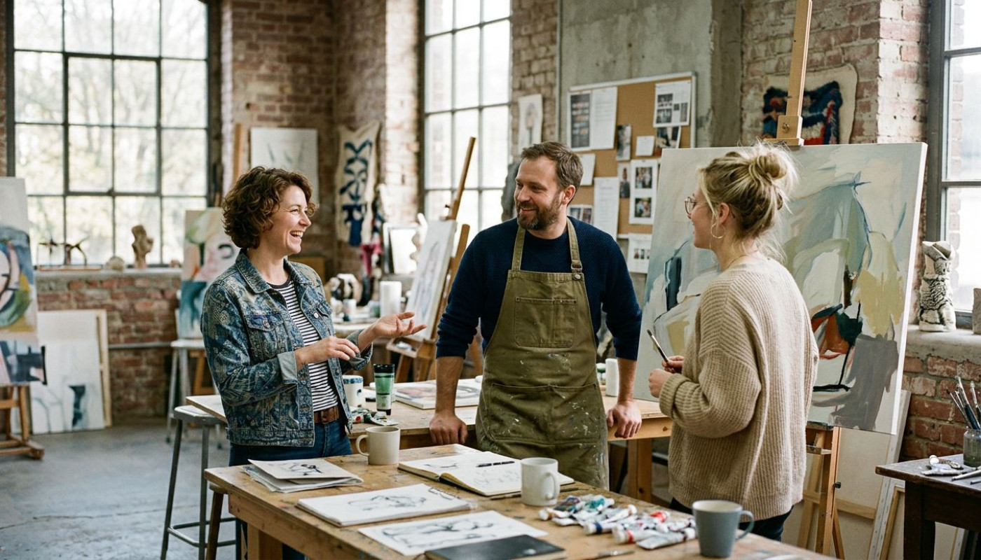 Les rencontres inattendues entre artistes lors de résidences d’expositions